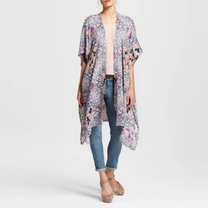 NWT Xhilaration | Boho Floral Duster Kimono | XS/S